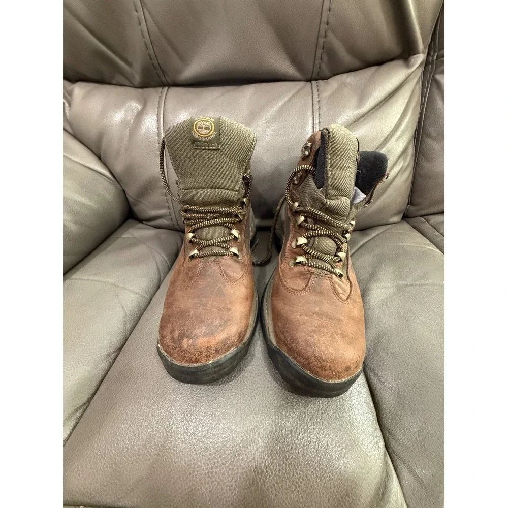 Timberland Gore-Tex Waterproof Hiking Boots Mens 8.5M Brown Leather‎ 15631